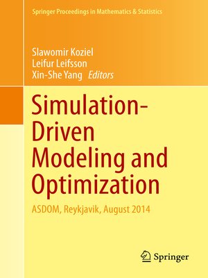 cover image of Simulation-Driven Modeling and Optimization